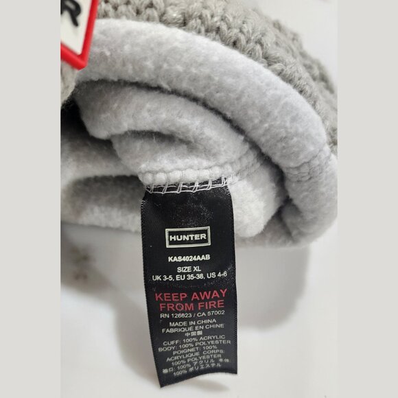 Hunter kids boots with knitted cuff socks - Kids Size 5 - Picture 6 of 6